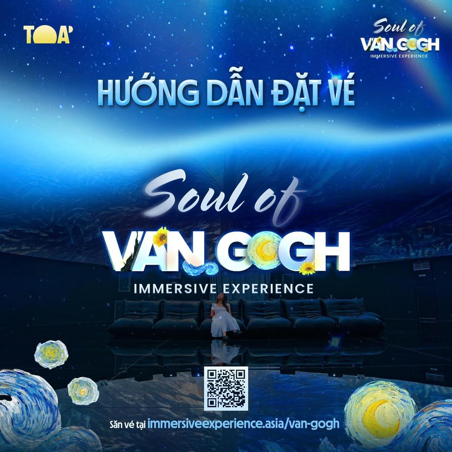 Van Gogh By TOẢ Exhibition - At Ben Thanh Metro Station District 1
