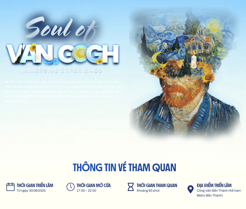 Van Gogh Immersive Experience Bến Thành quận 1